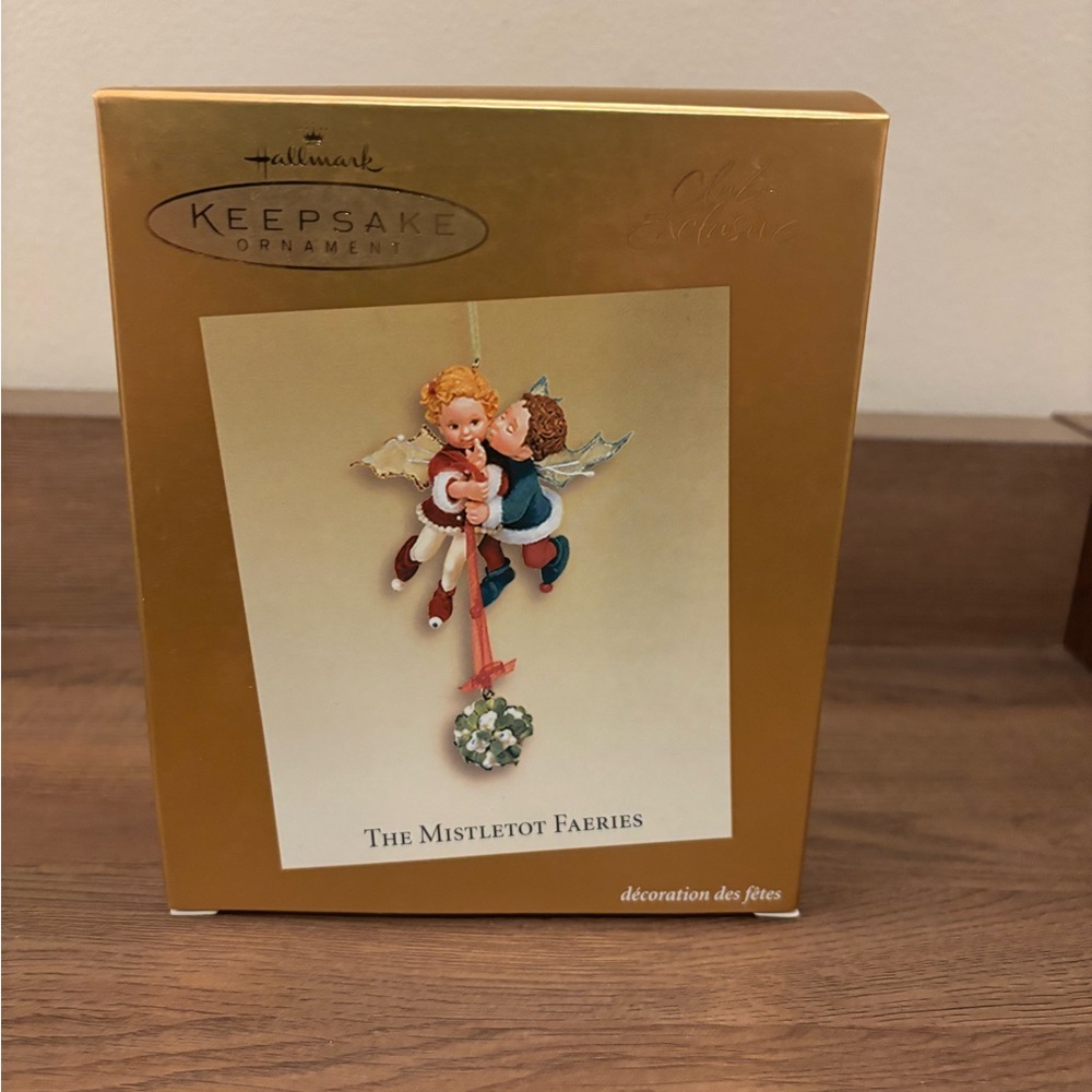 Mint 2003 Hallmark Keepsake Club Exclusive The Mistletot‎ Faeries *New In Box*